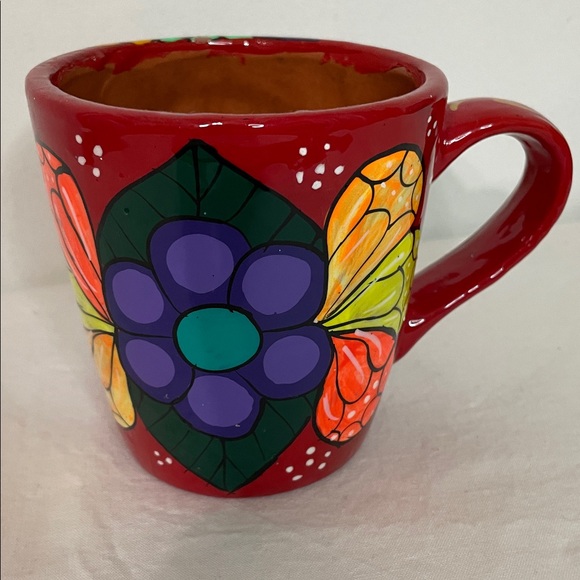 Colorful Frida Kahlo Hand Painted Mug Coffee Cup - Picture 4 of 7